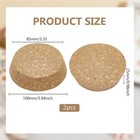 2pcs Cork Stoppers Tapered Wine Cork Plug Bottle Cork Stoppers Replacement Co   