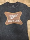 2021 Miller High Life Beer Shirt Size Medium Black