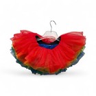 Kids Tutu Skirt Os Tulle Rainbow Multicolor One Size Ballet Dance Costume Party