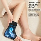 Ankle Ice Pack Wrap Reusable Gel Cold Hot Therapy For Foot Heel Pain Relief