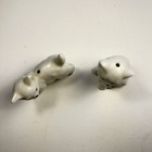 Lot 2 Takahashi Japan Porcelain Cats Miniature Tiny White