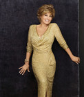Raquel Welch Owned And Worn Gold Sequin Gown From Hairstylist Sydney Guilaroff