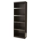 5 Shelf Wood Bookcase Wide Storage Display Book Bookshelf Adjustable Shelving