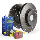 Ebc S5kf1124 Front Brake Kit Yellowstuff For 1993   2005 Lexus Gs300 is300 sc430