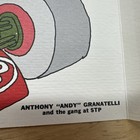 Stp Oil 1967 Santa Driving Race Car Promotional Holiday Greeting Card Ad Rare