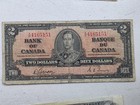 Canada Collectible   Spendable Currency   Coin Lot C 97 50 Fv W 1937  2 starnote