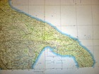 Usaf Pilot Chart - Map - 1965 - Cold War - Italy  San Marino  Yogloslavia - Rare