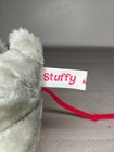 Vintage Russ Berrie Mouse Stuffy Gray Plush Toy Big Red Ears 1977