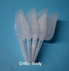 New Tupperware Lot Of 4 Clear Canister Scoops With Handle 