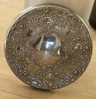Vintage Silver Plated Ornate Vanity Dressing Table Hand Makeup Mirror