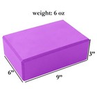 Dh Yoga Block Brick Foam Sport Health Home Exercise Gym Tools  2pcs Pack
