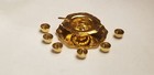 Vintage Clare Bell Dollhouse Miniature 1 12 Brass Punch Set 9pcs