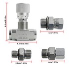 Hydraulic Flow Control Valve - Stb-g3 8 - Mini Excavator - Agt - Usa-3 8  L08