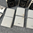 Bose Acoustimass Lifestyle Double Cube Doubleshot Speaker White 4 With Mounts