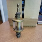 Antique Brass Drip Feed Oiler With Glass Reservoir And Snap Lever Ih Lonergan 