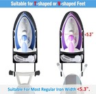 Ironing Board Hanger Wall Mount Ironing Holder Heat Resistant Iron Hanger black 