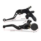 Brake Clutch Levers Master Cylinder Reservoir For Suzuki Gs500f Gsxr600 Gsxr750