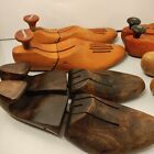 Vintage Antique 4 Pair Wooden Shoe Mold Stretcher Forms Sz 8  Shoe Cobbler Forms