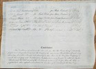 Brazil Gold Mining 1833 Stock Certificate On Vellum  Brazilian Company  Brasil
