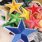 40pc Embroidery Star Patches Iron Sew On Appliques Sewing Badge Diy Clothing Bag