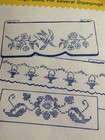 Aunt Martha s Embroidery Hot Iron Transfer Pattern Baskets  Birds Blossoms  - A