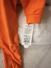 Cat   Jack Hooded Fleece Pumpkin Halloween Coverall One-piece 0-3m Orange
