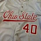Vintage 90s Ohio State Buckeyes Baseball Jersey Rawlings College Baseball Jersey