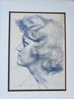 Caroline Durieux Original Signed Charcoal   Graphite Drawing Wpa Fap Project