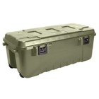Rolling Storage Trunk Footlocker Travel Tote Box Lockable Sport Gear Utility Box