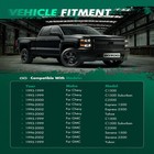 New Set Of 2 Suspension Lower Upper Ball Joints Pair For 1993-98 Chevrolet C1500