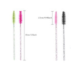 300pcs Disposable Crystal Eyelash Brushes For Eye Lashes And Makeup colour 