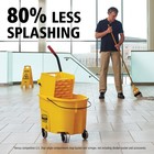 Rubbermaid Commercial Products Wavebrake 35 Qt  Side-press Mop 35 Qt  Yellow
