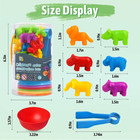 Counting Sorting Toys Matching Stacking Toys With Bowls Preschool Learning Activ