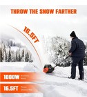 40v Cordless Snow Shovel  13-inch   2 X 40v 4 0a Battery Powered Snow Blower