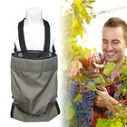 1x Adjustable Picking Apron Fruit Pick Bag Vegetable Harvest Storage Pouch Carry