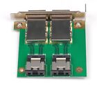 Sff-8087 To 2 Port External Hd Sas Sff-8088 Pci Mini Sas Card Adapter Board