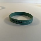 Lot Of 5 Christian Silicone Wristbands Jesus Faith Bible Christian Wristbands