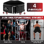 3-in-1 Weighted Pull Up Belt  Weight Lifting Dip Belt With 40 6 In Chain   Self