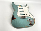 Mjt Official Custom Vintage Aged Nitro Guitar Body By Mark Jenny Vts Blue 3lb0oz