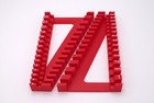 2-pack Red Wrench Organizer  Wrench Holder Set For Tool Box Drawer  Sae metric