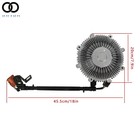 3263 Engine Cooling Fan Clutch For Ford Explorer 07-10 Mercury Mountaineer 07-10