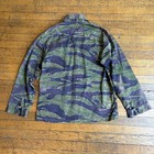 True Vintage Vietnam War Tiger Stripe Camo Uniform Fatigue Shirt Size A-l 1960s