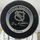 Dallas Stars Nhl Official Game Hockey Puck Signed  Mike Modano 