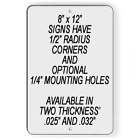 No Soliciting Do Not Knock Post Ads Leave Flyers Do Not Disturb Metal Sign I009