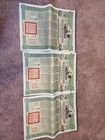 3 Chinese Government Reorganization 5  Gold Loan 1913 Bonds Green W Coupons    20
