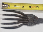 5 Prong Spear Fishing Eel Sucker Salmon 15  Hand Forged Steel Iron Maine Antique