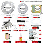 Atv Front Disc Brake Conversion Kit For Honda Foreman 400 450 4x4  all Models 