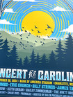 Original Concert For Carolina Poster 2024 Ap Signed Billy Strings Eric Church