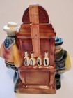 Vintage 1970 Ezra Brooks Frontier Days Bourbon Whiskey Empty Decanter W stamp