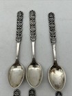 Vintage Norwegian 830s Silver Spoon Set Of 6 - 46 56 Grams